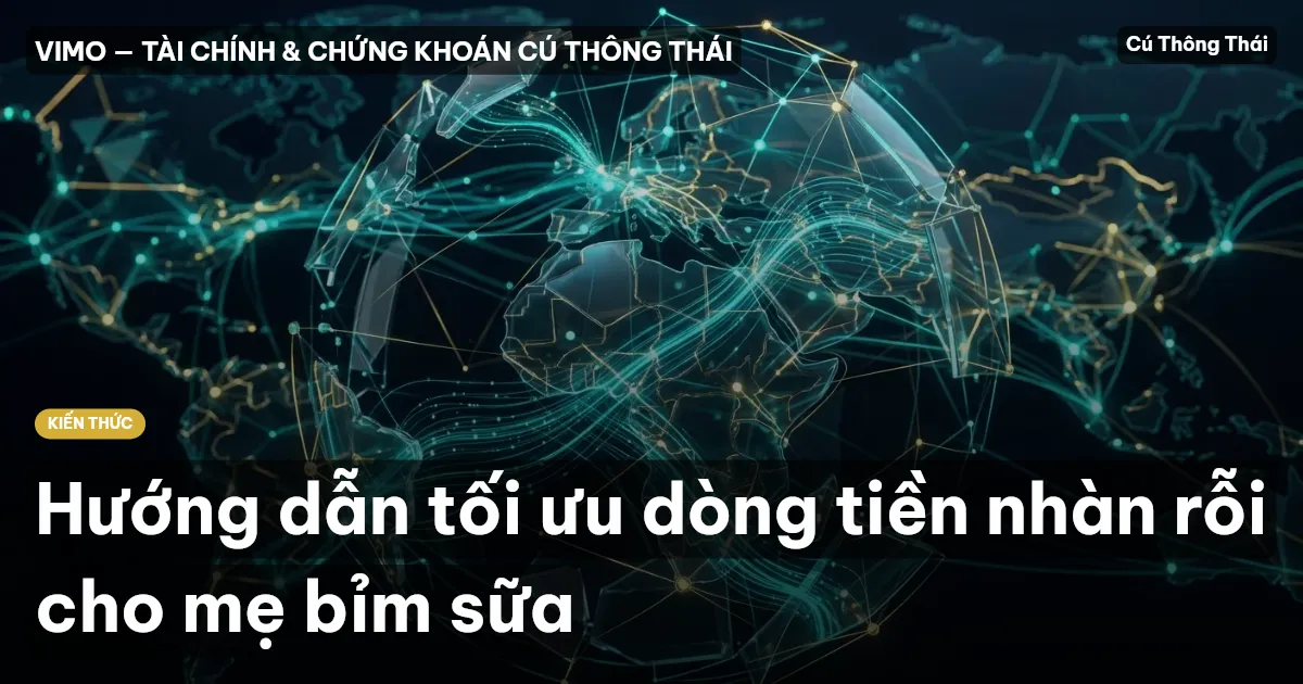 Hướng dẫn tối ưu dòng tiền nhàn rỗi cho mẹ bỉm sữa
