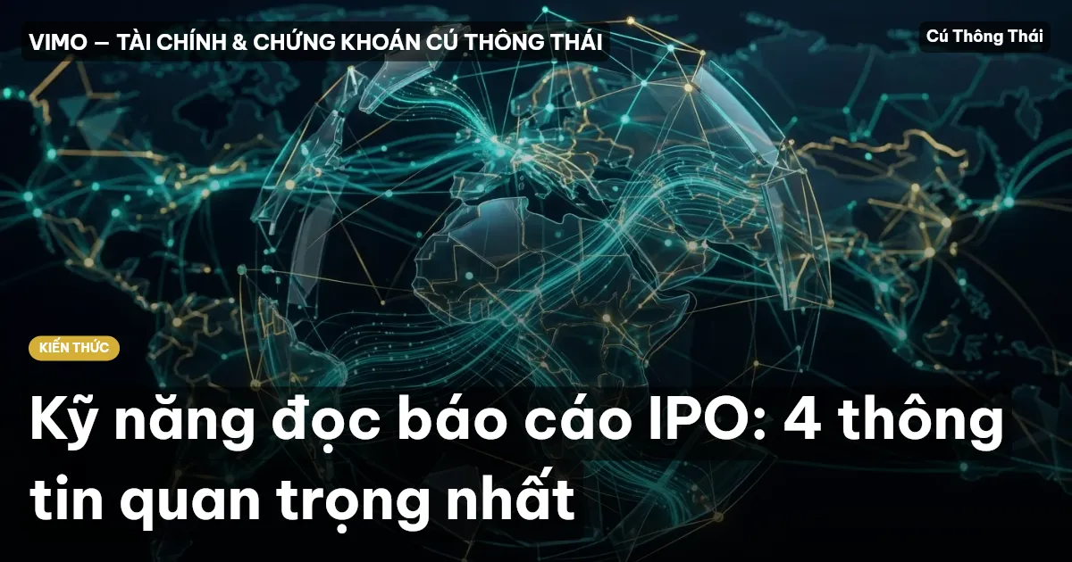 Kỹ năng đọc báo cáo IPO: 4 thông tin quan trọng nhất