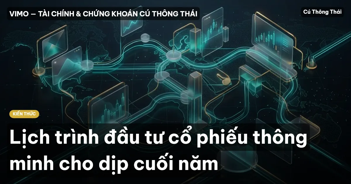 Lịch trình đầu tư cổ phiếu thông minh cho dịp cuối năm