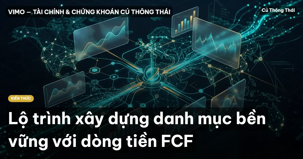 Lộ trình xây dựng danh mục bền vững với dòng tiền FCF