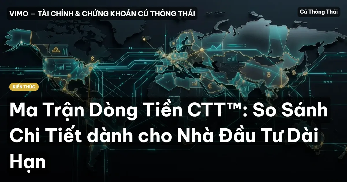 Ma Trận Dòng Tiền CTT™: So Sánh Chi Tiết dành cho Nhà Đầu Tư Dài Hạn