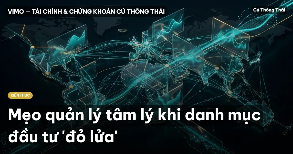 Mẹo quản lý tâm lý khi danh mục đầu tư 'đỏ lửa'