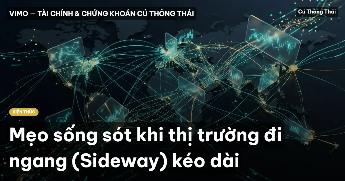 Mẹo sống sót khi thị trường đi ngang (Sideway) kéo dài