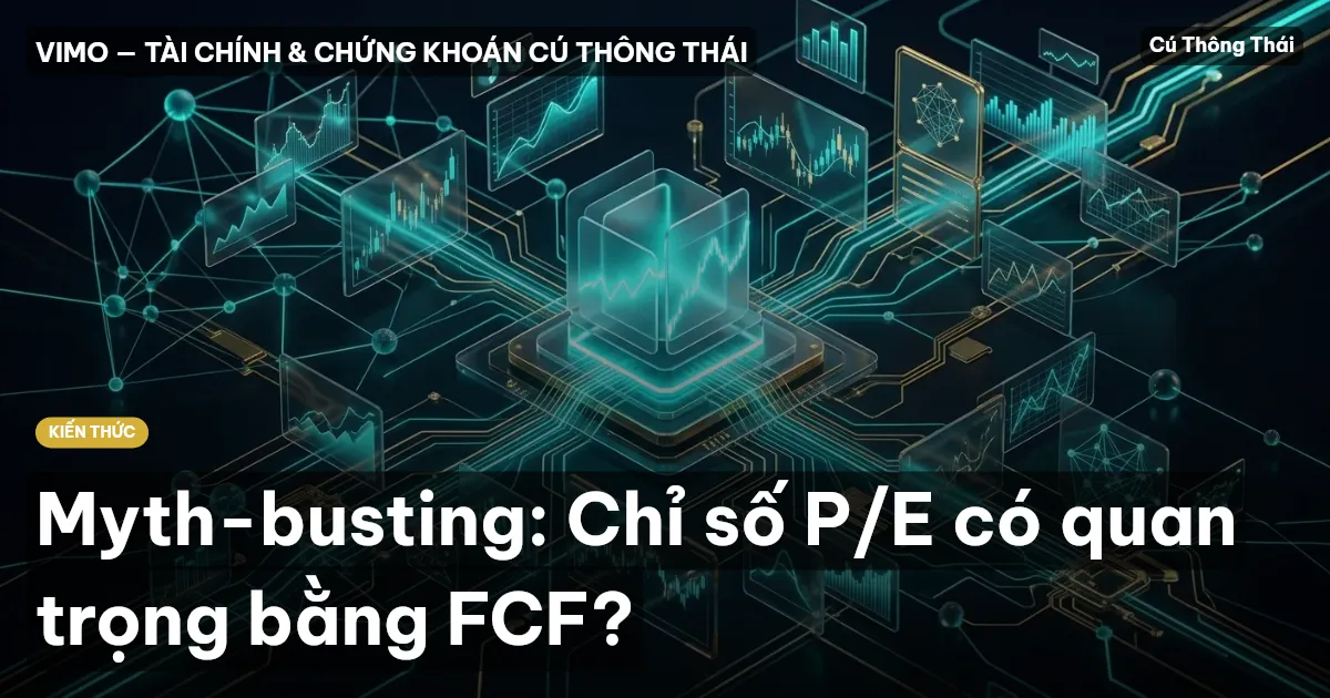 Myth-busting: Chỉ số P/E có quan trọng bằng FCF?