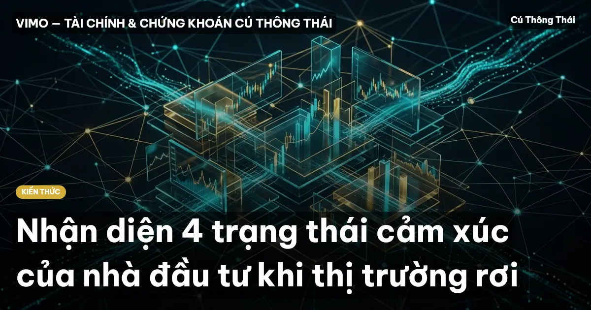 Nhận diện 4 trạng thái cảm xúc của nhà đầu tư khi thị trường rơi