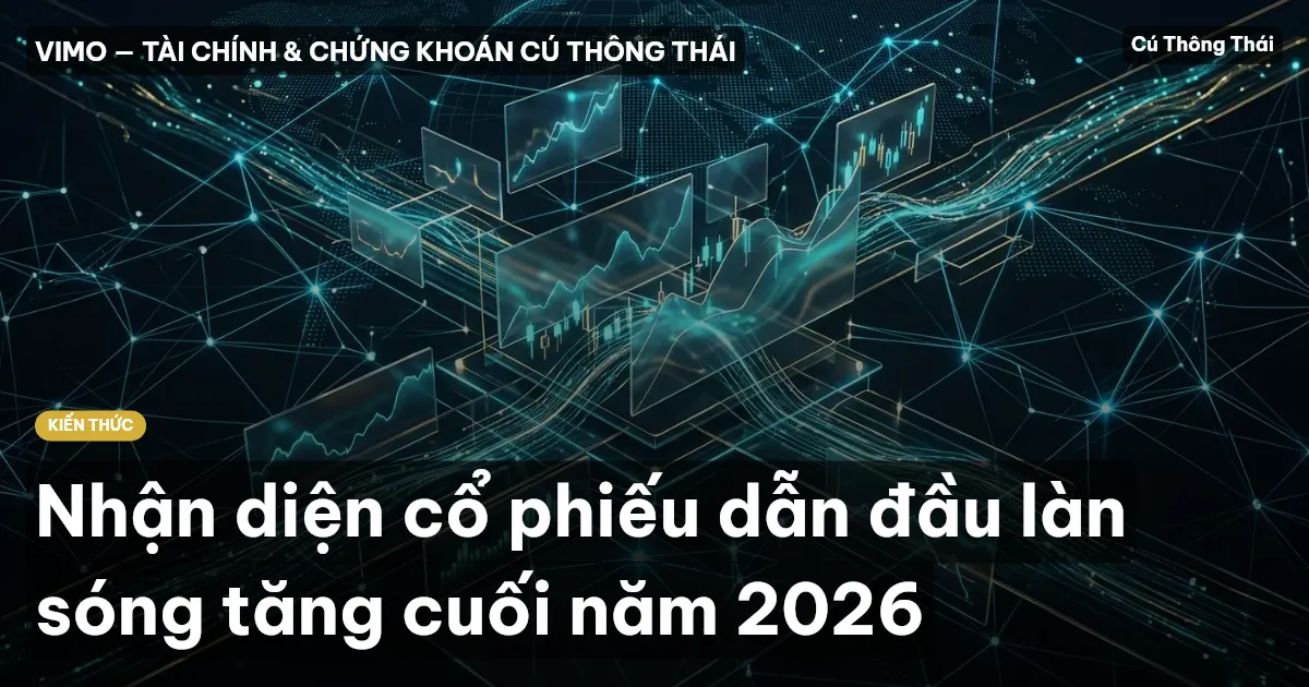 Nhận diện cổ phiếu dẫn đầu làn sóng tăng cuối năm 2026