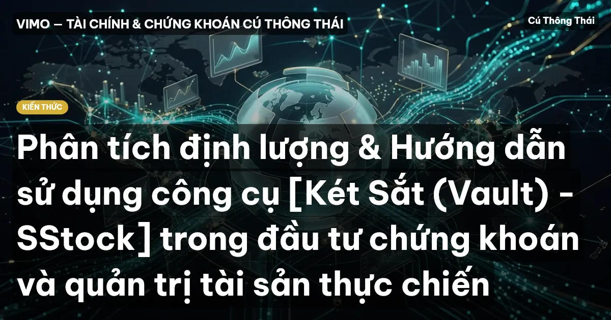 Phân tích định lượng & Hướng dẫn sử dụng công cụ [Két Sắt (Vault) - SStock] trong đầu tư chứng khoán và quản trị tài sản thực chiến