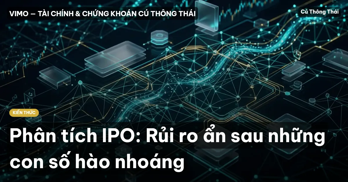 Phân tích IPO: Rủi ro ẩn sau những con số hào nhoáng