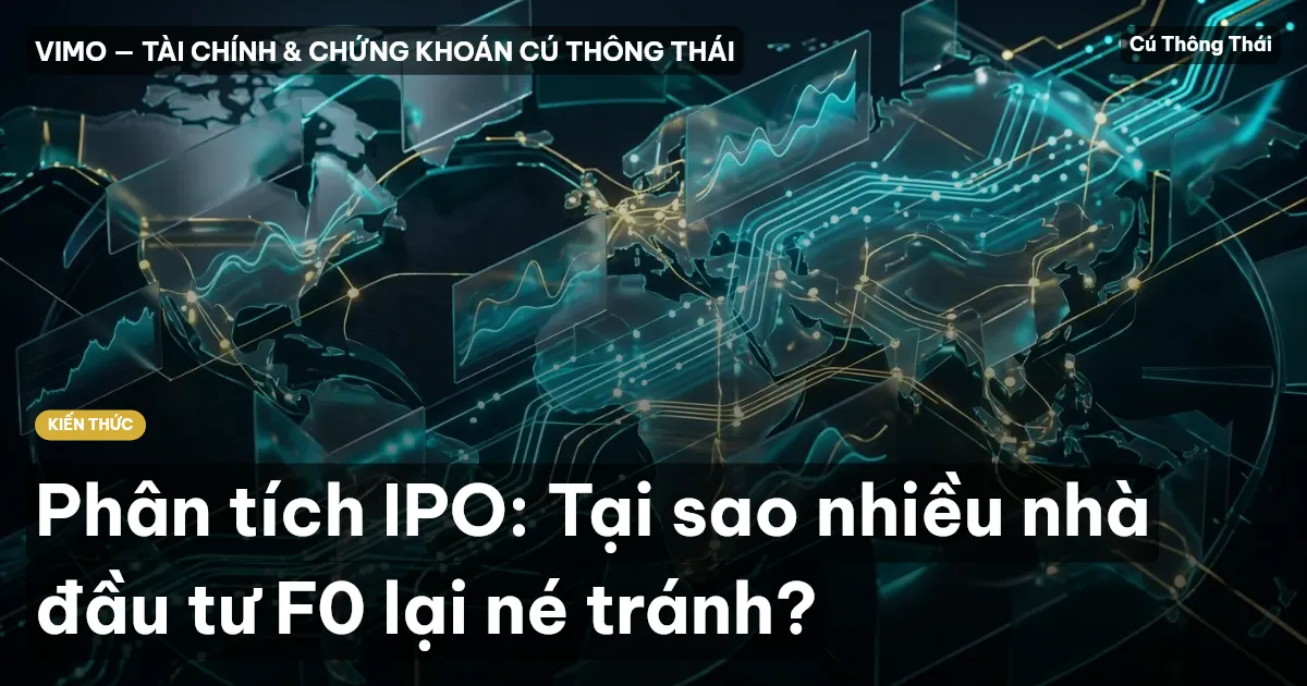 Phân tích IPO: Tại sao nhiều nhà đầu tư F0 lại né tránh?