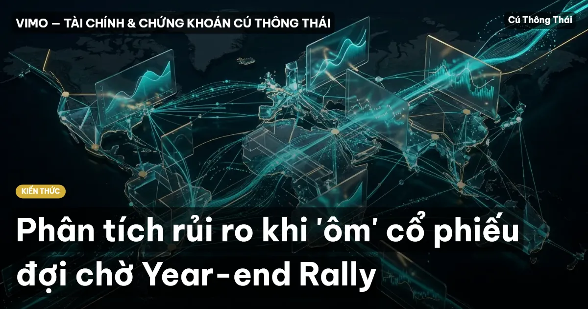 Phân tích rủi ro khi 'ôm' cổ phiếu đợi chờ Year-end Rally