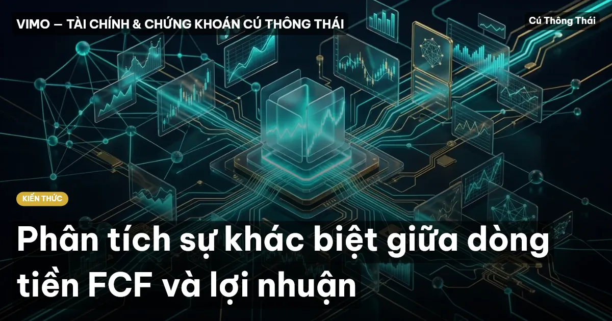 Phân tích sự khác biệt giữa dòng tiền FCF và lợi nhuận