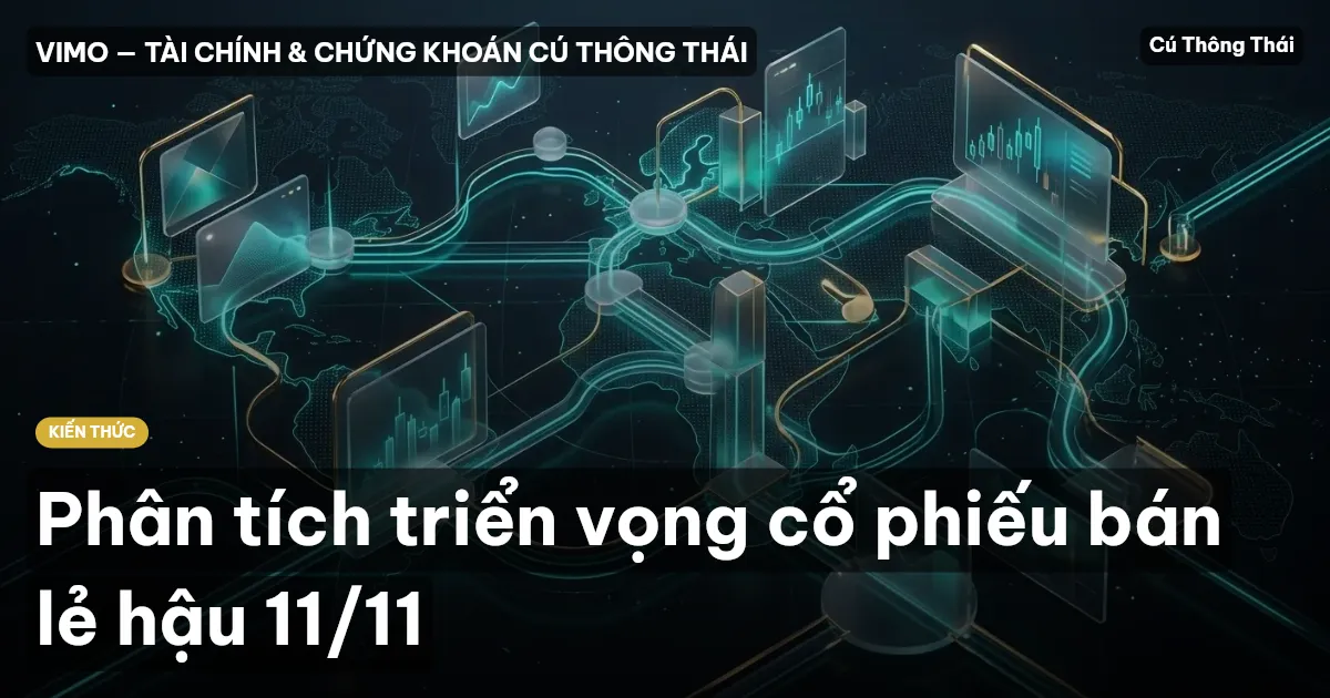 Phân tích triển vọng cổ phiếu bán lẻ hậu 11/11