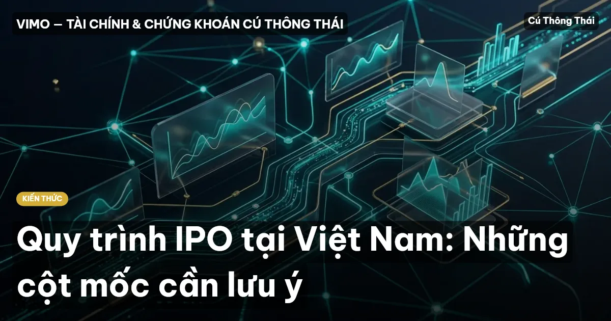 Quy trình IPO tại Việt Nam: Những cột mốc cần lưu ý