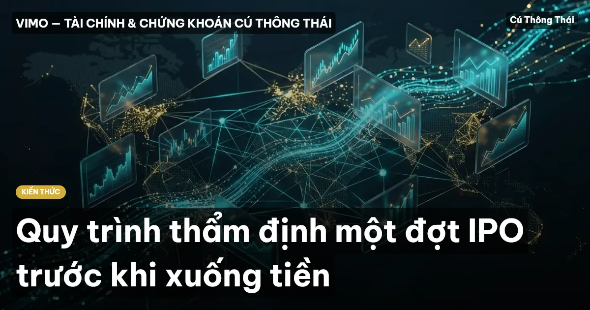 Quy trình thẩm định một đợt IPO trước khi xuống tiền