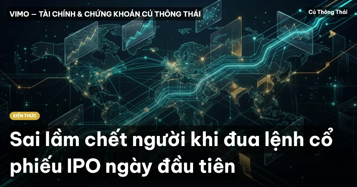 Sai lầm chết người khi đua lệnh cổ phiếu IPO ngày đầu tiên