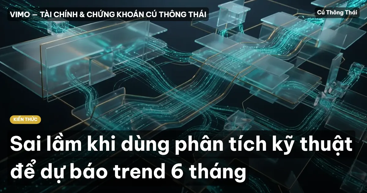 Sai lầm khi dùng phân tích kỹ thuật để dự báo trend 6 tháng