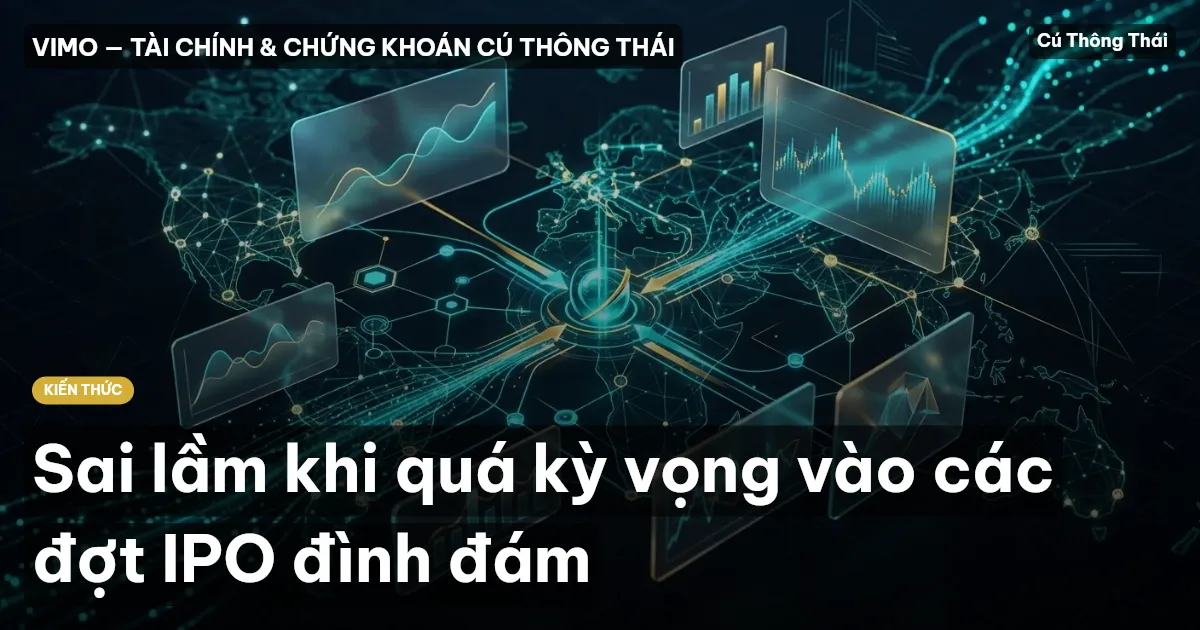 Sai lầm khi quá kỳ vọng vào các đợt IPO đình đám