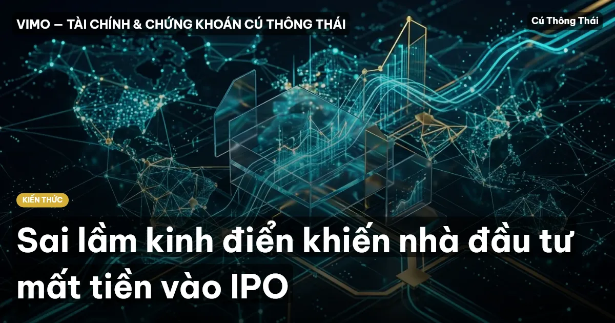 Sai lầm kinh điển khiến nhà đầu tư mất tiền vào IPO
