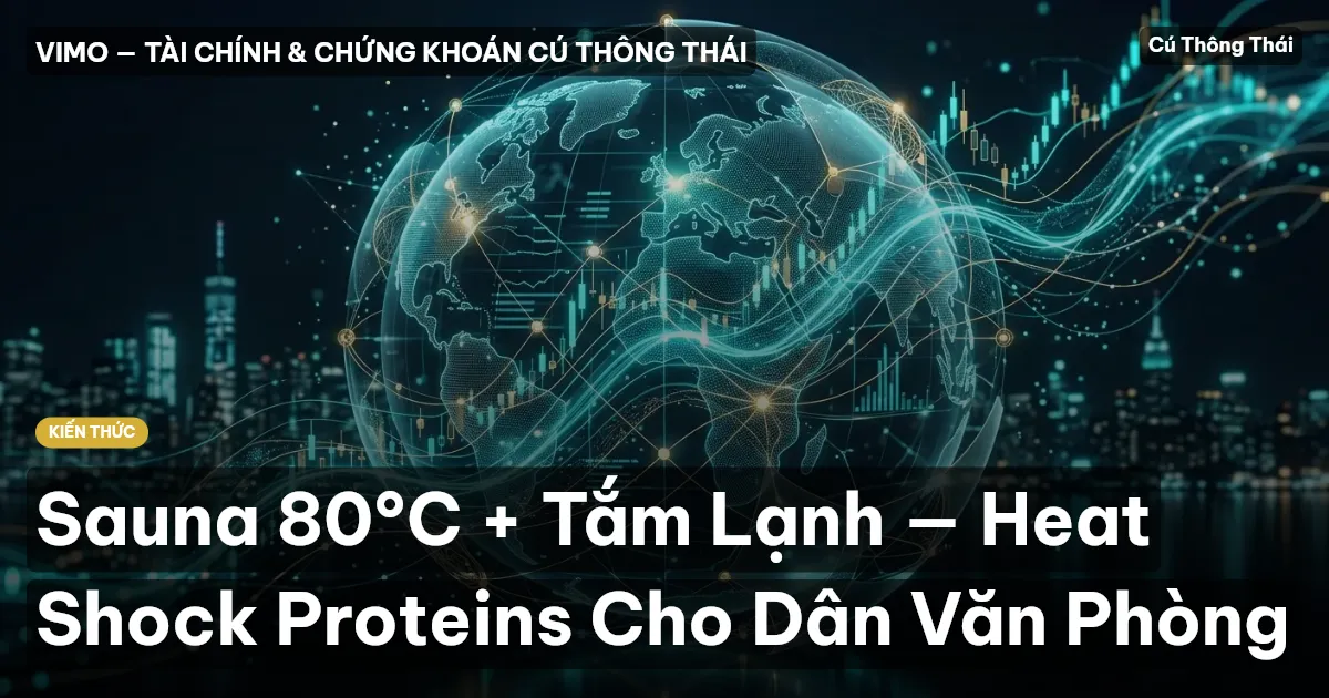 Sauna 80°C + Tắm Lạnh — Heat Shock Proteins Cho Dân Văn Phòng