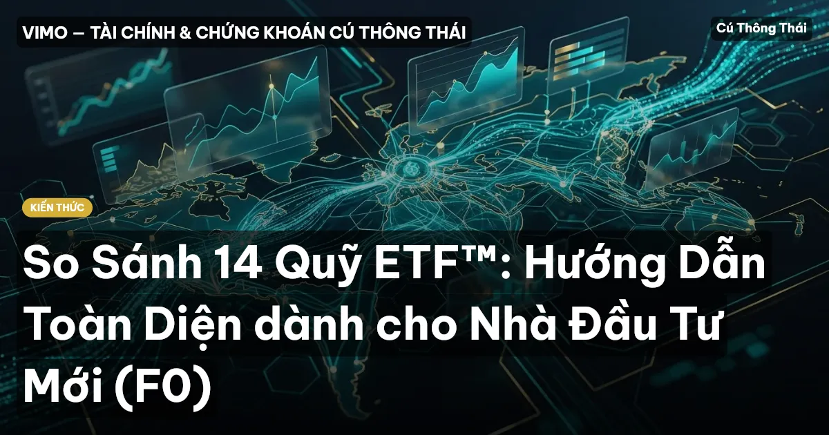 So Sánh 14 Quỹ ETF™: Hướng Dẫn Toàn Diện dành cho Nhà Đầu Tư Mới (F0)