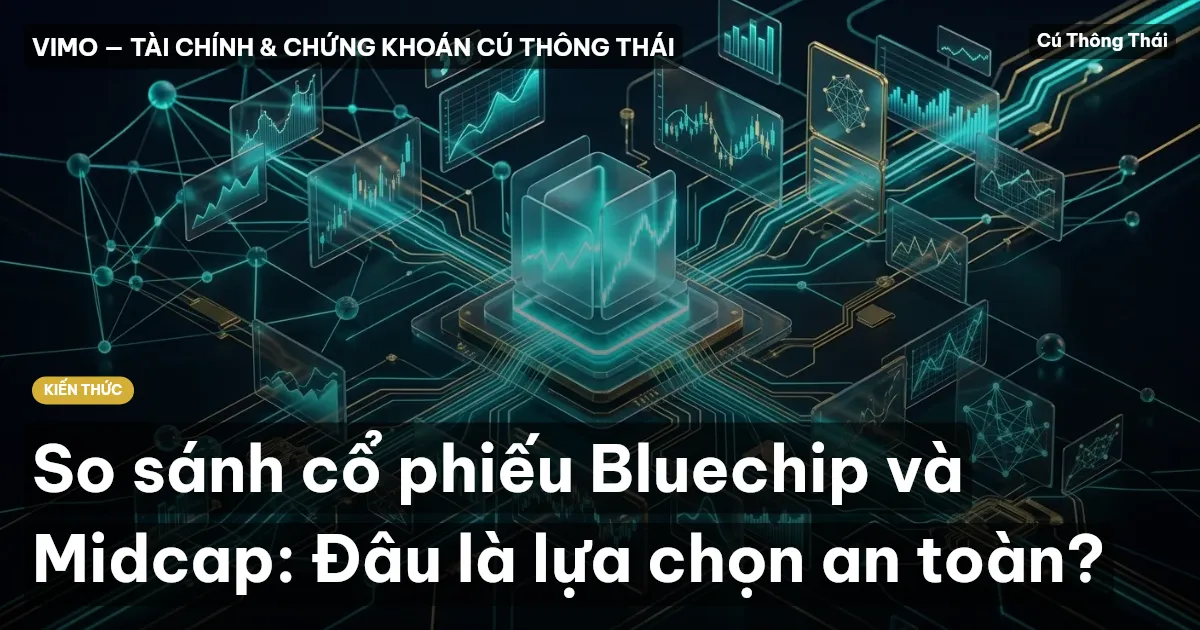 So sánh cổ phiếu Bluechip và Midcap: Đâu là lựa chọn an toàn?