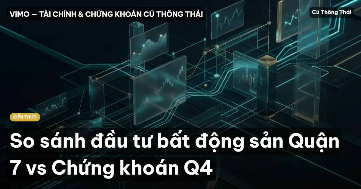 So sánh đầu tư bất động sản Quận 7 vs Chứng khoán Q4