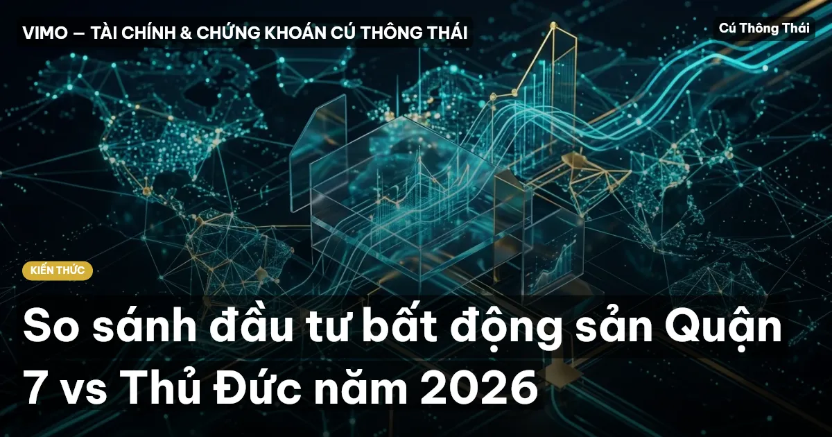 So sánh đầu tư bất động sản Quận 7 vs Thủ Đức năm 2026