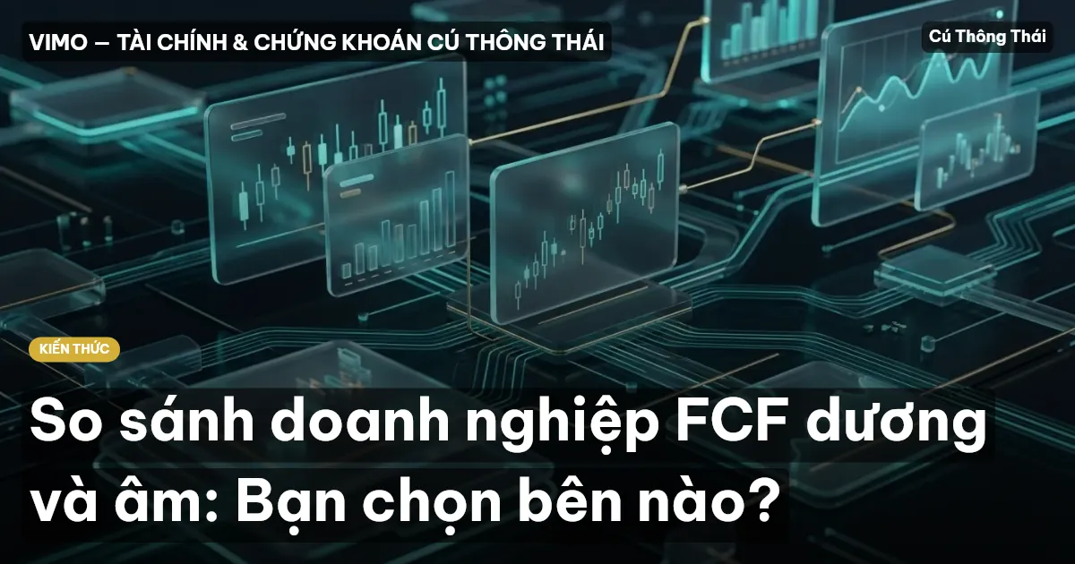So sánh doanh nghiệp FCF dương và âm: Bạn chọn bên nào?