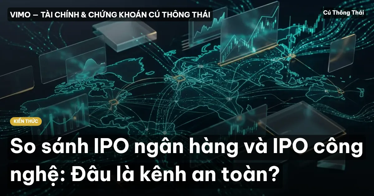 So sánh IPO ngân hàng và IPO công nghệ: Đâu là kênh an toàn?