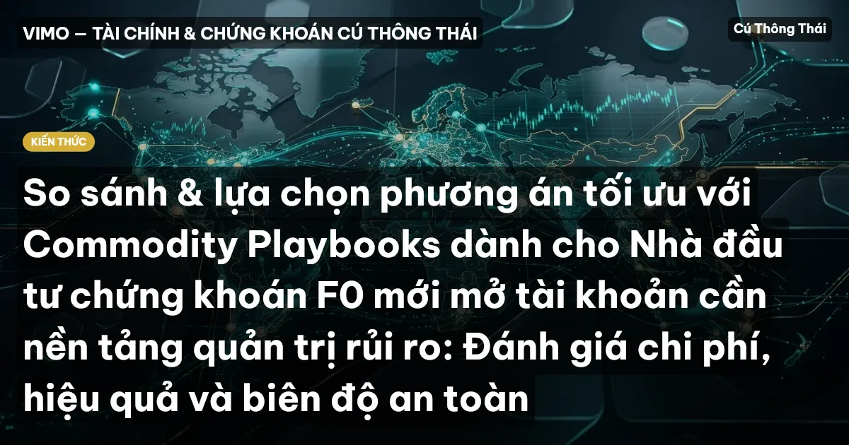 So sánh & lựa chọn phương án tối ưu với Commodity Playbooks dành cho Nhà đầu tư chứng khoán F0 mới mở tài khoản cần nền tảng quản trị rủi ro: Đánh giá chi phí, hiệu quả và biên độ an toàn