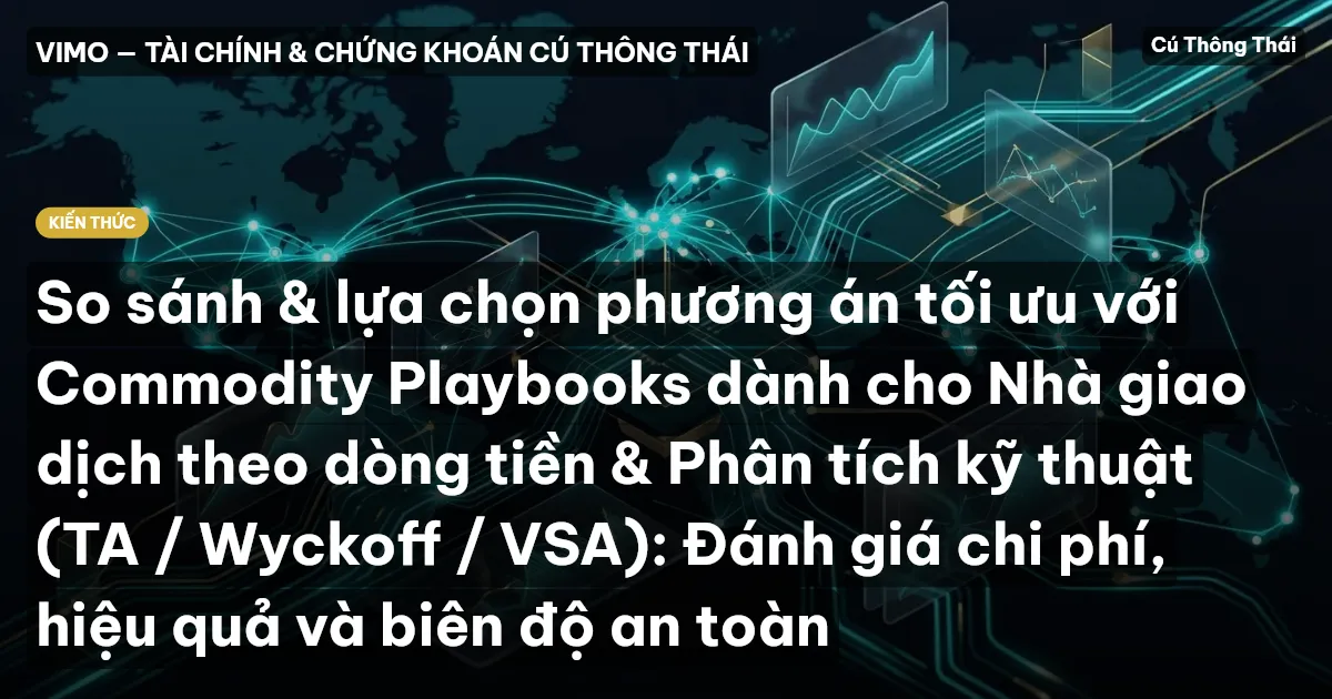 So sánh & lựa chọn phương án tối ưu với Commodity Playbooks dành cho Nhà giao dịch theo dòng tiền & Phân tích kỹ thuật (TA / Wyckoff / VSA): Đánh giá chi phí, hiệu quả và biên độ an toàn