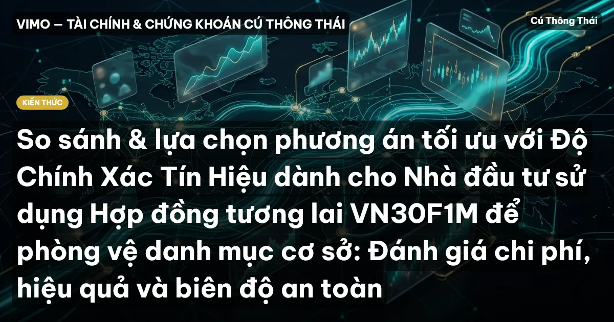 So sánh & lựa chọn phương án tối ưu với Độ Chính Xác Tín Hiệu dành cho Nhà đầu tư sử dụng Hợp đồng tương lai VN30F1M để phòng vệ danh mục cơ sở: Đánh giá chi phí, hiệu quả và biên độ an toàn