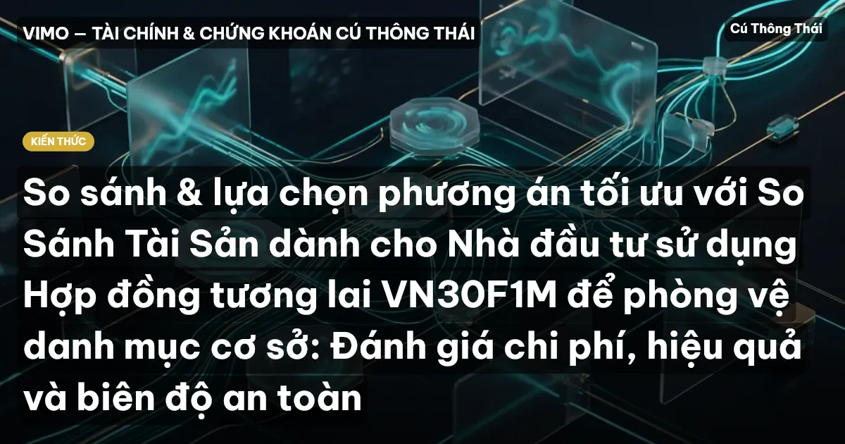 So sánh & lựa chọn phương án tối ưu với So Sánh Tài Sản dành cho Nhà đầu tư sử dụng Hợp đồng tương lai VN30F1M để phòng vệ danh mục cơ sở: Đánh giá chi phí, hiệu quả và biên độ an toàn