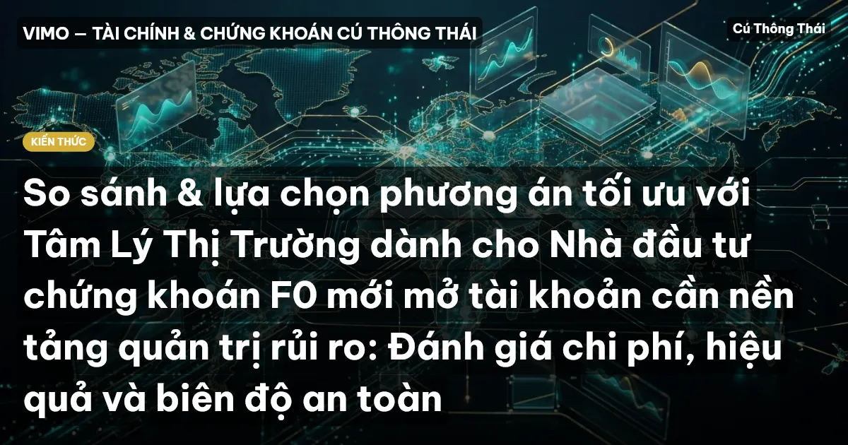 So sánh & lựa chọn phương án tối ưu với Tâm Lý Thị Trường dành cho Nhà đầu tư chứng khoán F0 mới mở tài khoản cần nền tảng quản trị rủi ro: Đánh giá chi phí, hiệu quả và biên độ an toàn