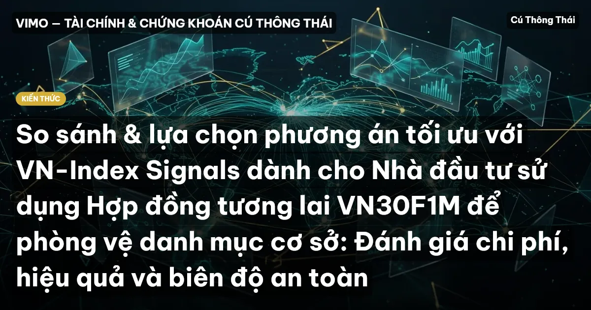 So sánh & lựa chọn phương án tối ưu với VN-Index Signals dành cho Nhà đầu tư sử dụng Hợp đồng tương lai VN30F1M để phòng vệ danh mục cơ sở: Đánh giá chi phí, hiệu quả và biên độ an toàn