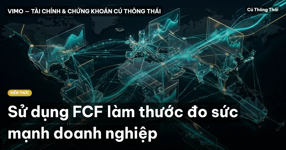 Sử dụng FCF làm thước đo sức mạnh doanh nghiệp
