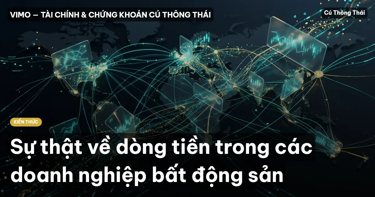 Sự thật về dòng tiền trong các doanh nghiệp bất động sản