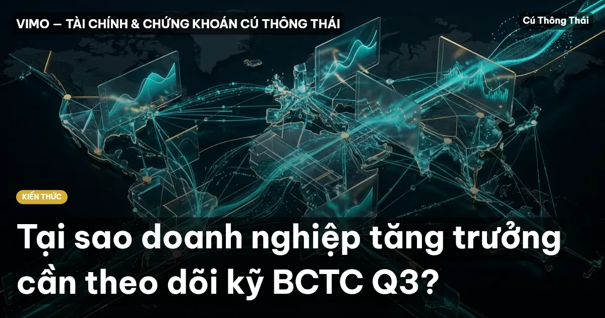 Tại sao doanh nghiệp tăng trưởng cần theo dõi kỹ BCTC Q3?