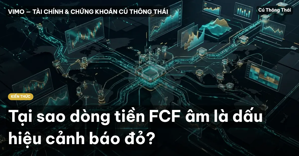 Tại sao dòng tiền FCF âm là dấu hiệu cảnh báo đỏ?