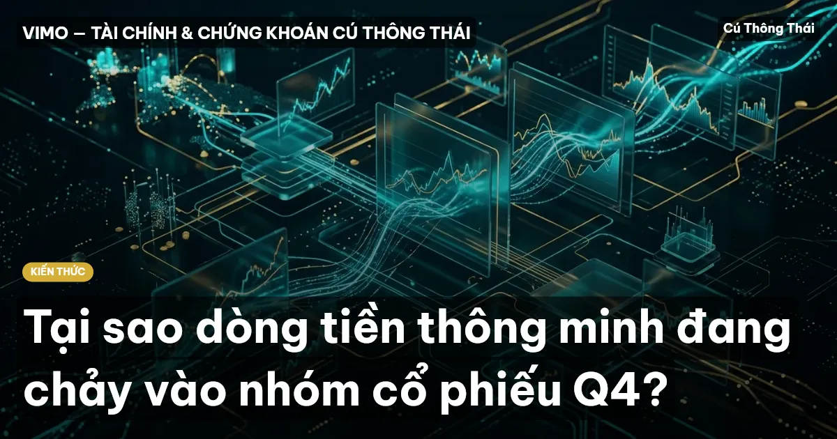 Tại sao dòng tiền thông minh đang chảy vào nhóm cổ phiếu Q4?
