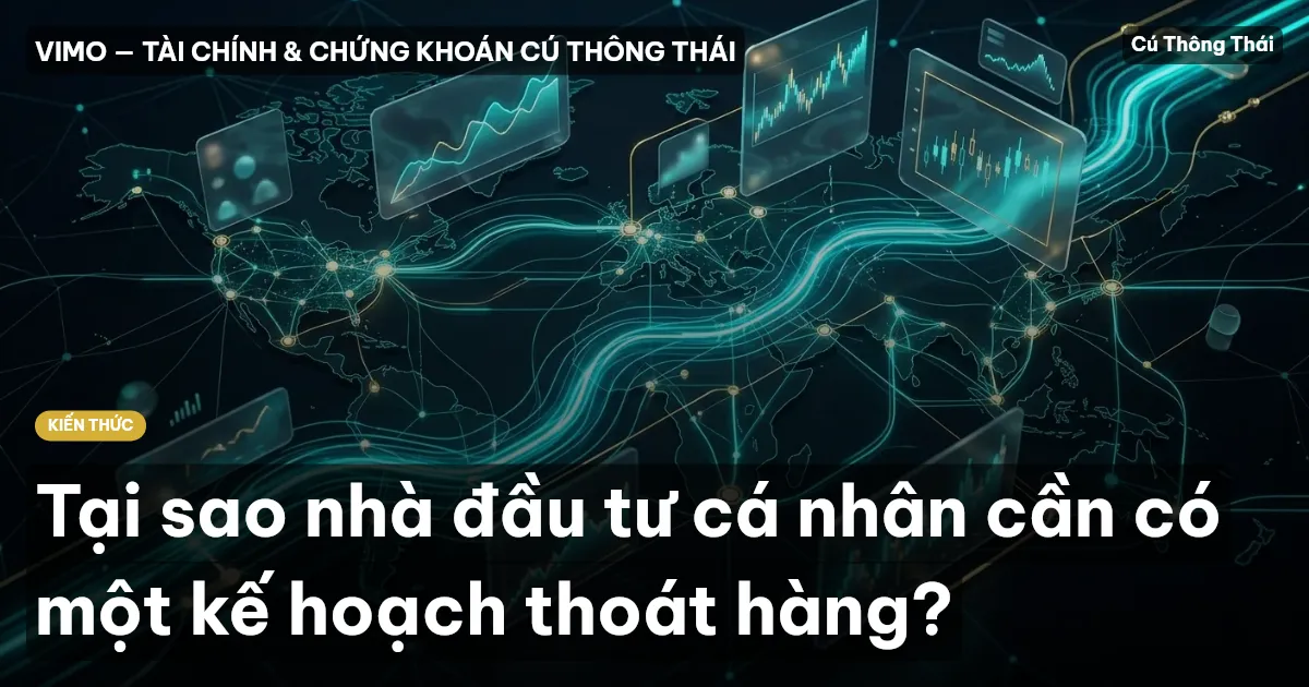 Tại sao nhà đầu tư cá nhân cần có một kế hoạch thoát hàng?