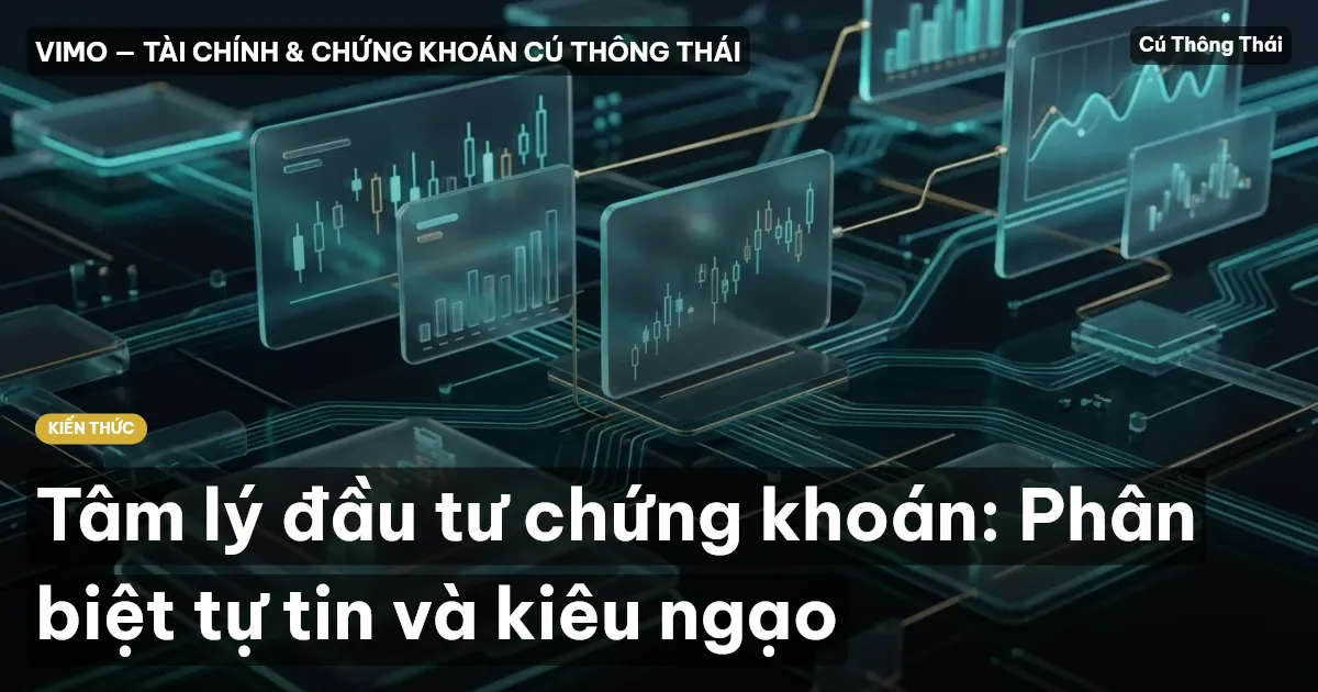 Tâm lý đầu tư chứng khoán: Phân biệt tự tin và kiêu ngạo