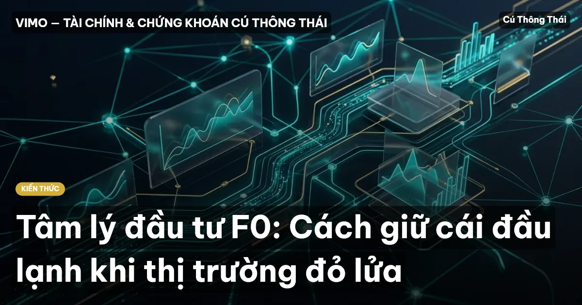 Tâm lý đầu tư F0: Cách giữ cái đầu lạnh khi thị trường đỏ lửa