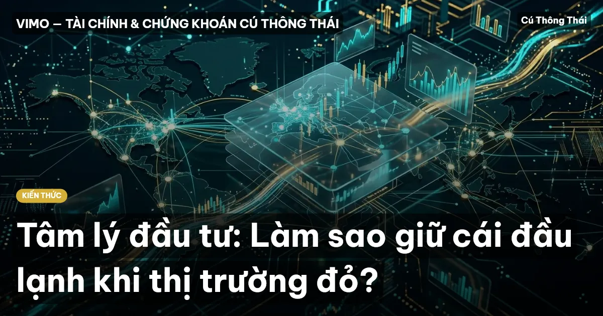 Tâm lý đầu tư: Làm sao giữ cái đầu lạnh khi thị trường đỏ?