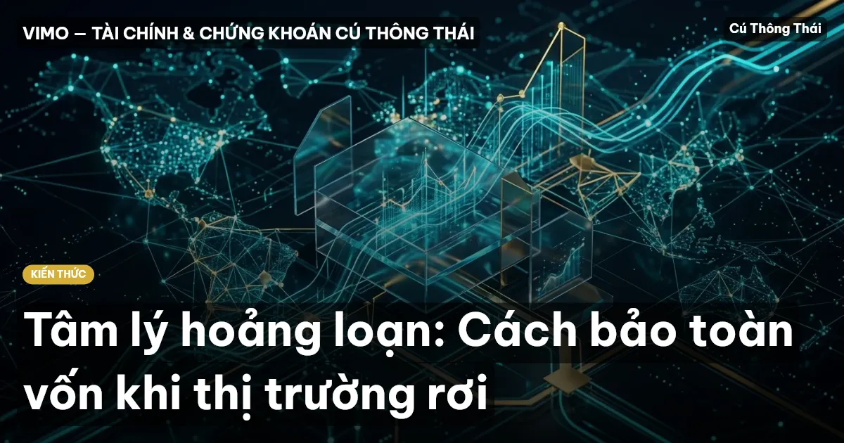 Tâm lý hoảng loạn: Cách bảo toàn vốn khi thị trường rơi