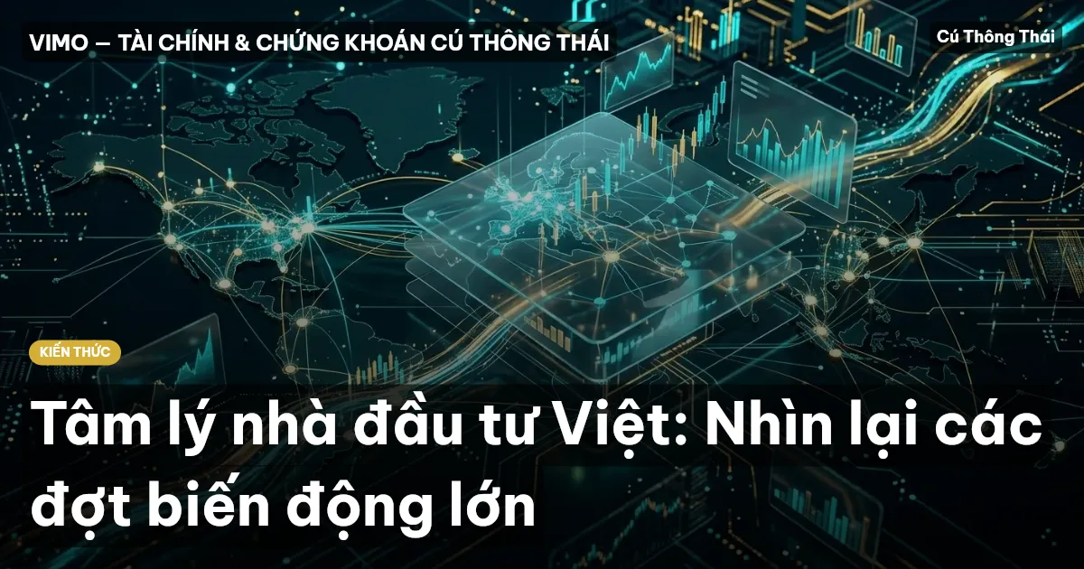 Tâm lý nhà đầu tư Việt: Nhìn lại các đợt biến động lớn