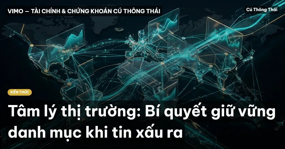 Tâm lý thị trường: Bí quyết giữ vững danh mục khi tin xấu ra