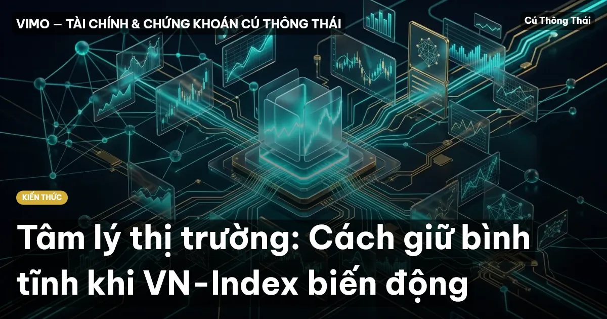 Tâm lý thị trường: Cách giữ bình tĩnh khi VN-Index biến động