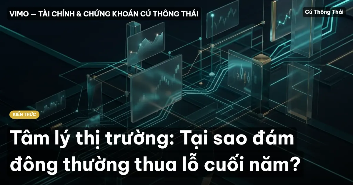Tâm lý thị trường: Tại sao đám đông thường thua lỗ cuối năm?