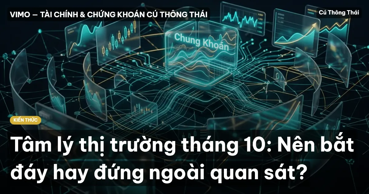 Tâm lý thị trường tháng 10: Nên bắt đáy hay đứng ngoài quan sát?